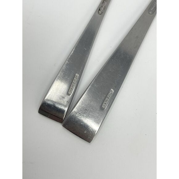International Lyon NEW CHARM Stainless Teaspoon 5 7/8” & Salad Fork 7 1/8” - Picture 7 of 7